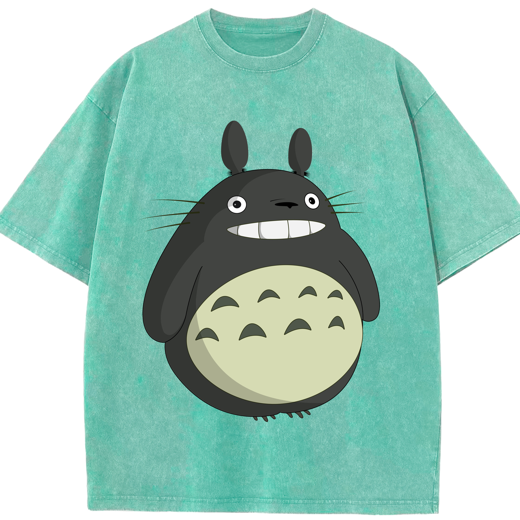 （画像用） となりのトトロ 草壁メイ 草壁サツキ My Neighbor Totoro Satsuki Kusakabe Mei Kusakabe 綿100% ヴィンテージ風 半袖Tシャツ（フロントプリント）